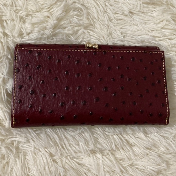 Dooney and Bourke ostrich frame wallet - Picture 2 of 6